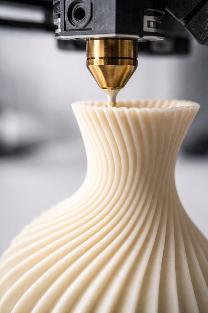 3D printing process with Flexamyl material