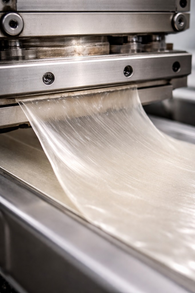 Extrusion of Flexamyl film